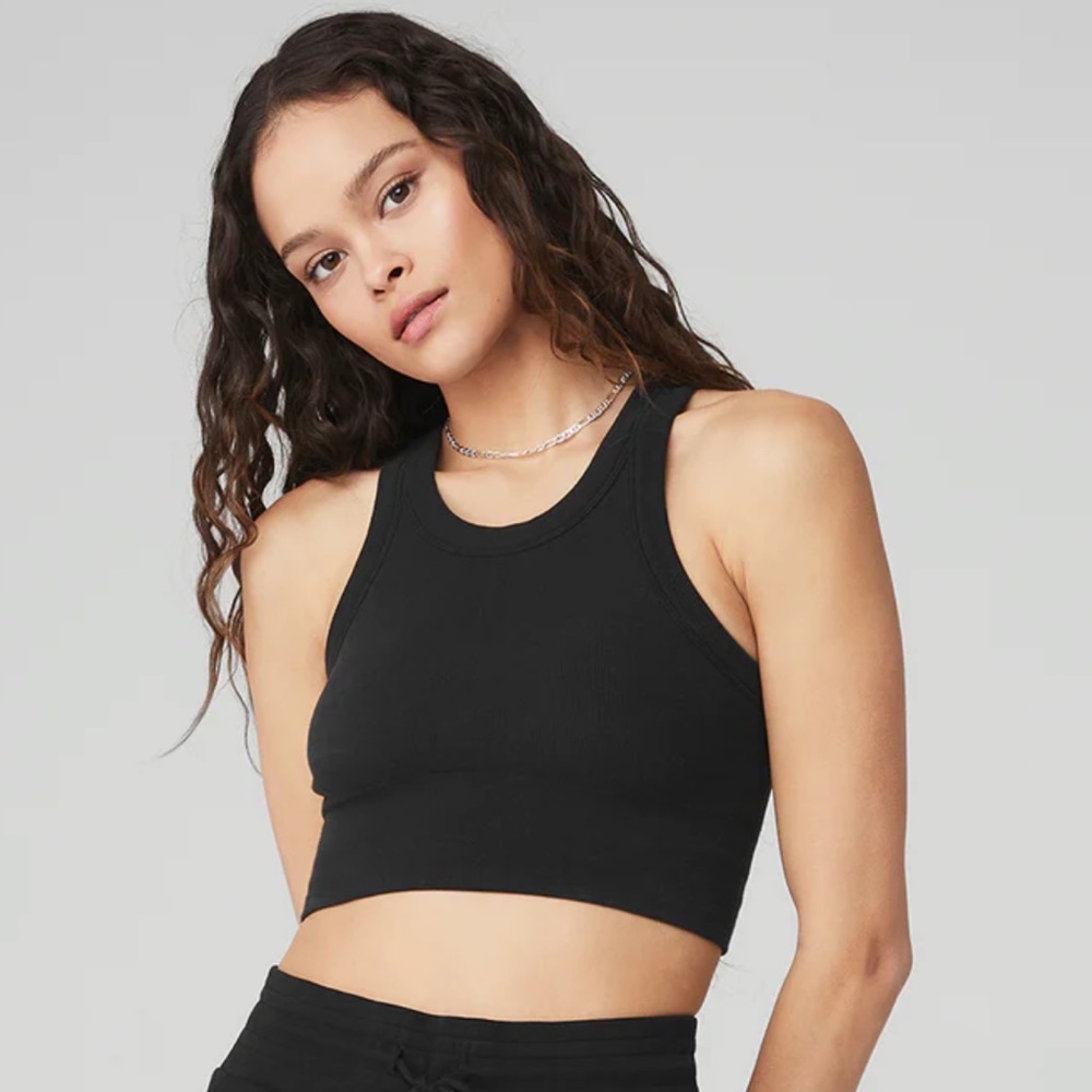 NWT Alo Yoga Seamless Delight High Neck Bra